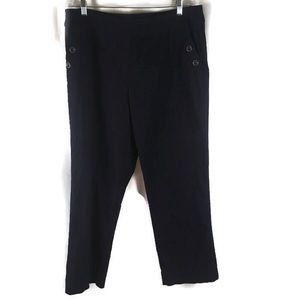 Ashley Stewart Plus Size Navy Blue Pants